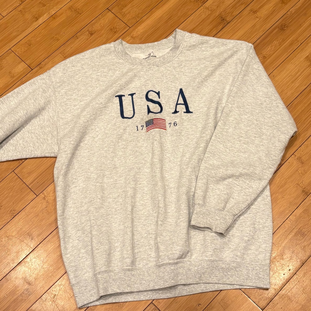 USA Gray Sweater